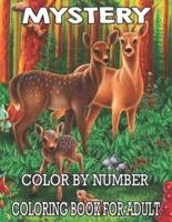 MyStery Color By Number Coloring Book For Adult
