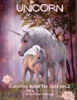 Unicorn Coloring Book for Kids Vol.2