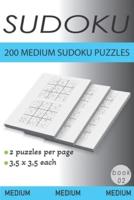 200 Medium Sudoku Puzzles: Book 2