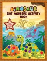 Dinosaur Dot Markers Activity Book. Big Guided Dots