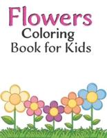 Flowers coloring book for kids: Ages 4,5,6,7,8 Rose, Magnolia, Lily Pad, Cactus, Grape, Wildflower, Winter Tree, Tulip, Poinsettia, Lavender, Hydrangea, Palm Tree (Coloring Books for Kids)