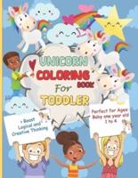 Unicorn Coloring Book For Toddler