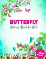 Butterfly Coloring Book For Girls