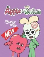 APPLE AND ONION coloring book: Fun Coloring Book For Kids and Adults