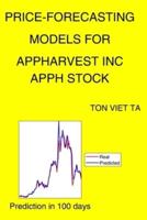 Price-Forecasting Models for Appharvest Inc APPH Stock