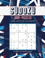 Sudoku 600+ Puzzles: Hard-Extreme Puzzles