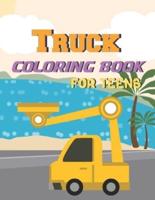 Truck Coloring Book For Teens