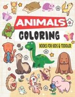 Animal Coloring Book for Kids & Toddlers