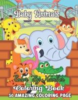 Baby Animals Color By Number Coloring Book