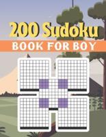 200 Sudoku Book For Boy