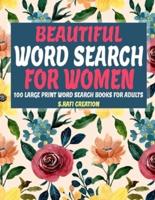 Beautiful Word Search for Women