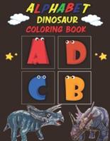 Alphabet Dinosaur Coloring Book