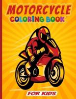 Motorcycle Coloring Book For Kids: Awesome Coloring Pages of Motorcycles, Dirt Bikes, Racing, With Funny Bike Riding Animal and More Perfect Gift for Toddler  Ages 4-8