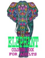 Elephant Coloring Book For Adults