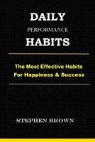 Daily Performance Habits