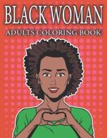 Black Woman Adults Coloring Book