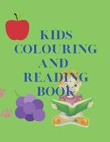 Kids Colouring and Reading Book