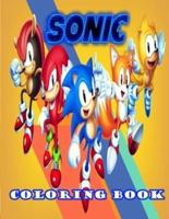 sonic coloring book: Sonic The Hedgehog Jumbo Coloring Book for Kids 4-10 Age: 50 High Quality Images for Sonic Fans