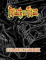 attack on titan coloring book: AOT Anime Colouring Book For Adults Beautiful Characters, Fight Scenes....