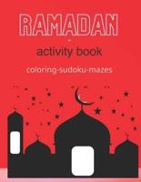 Ramadan Activity Book Coloring- Sudoku- Mazes