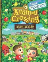 Animal Crossing New Horizons Coloring Book:  Jumbo Animal Crossing Coloring Books For Kids To Relax And Relieve Stress (Animal Crossing New Horizon Adults Coloring Books)