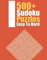 500+ Sudoku Puzzles Easy To Hard