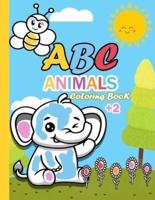 ABC Animals Coloring Book +2: Preschool Coloring Book