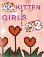 Kitten Coloring Book for Girls
