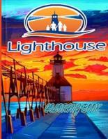 Lighthouse Coloring Book:  An Adult Coloring Book Featuring the Most Beautiful Lighthouses Around the World for Stress Relief and Relaxation (Lighthouse Coloring Pages)