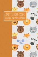 Baby's First Foods Journal and Meal Planner