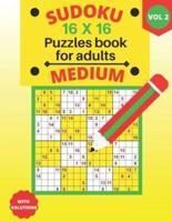 Medium Sudoku 16 X 16 Puzzles - Volume 2