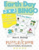 Earth Day Bingo 3 x 3, Fun Kids' Cutout Bingo Game BOOK: Kid’s Party Game, Great for Classroom Centers, Fun Family Time Activity, Babysitting And Child Care