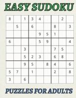 Easy Sudoku Puzzles for Adults: Large-print easy sudoku puzzles for adults puzzle book with 50 games to enjoy