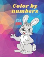 Color by numbers for kids: zoo animals color by numbers (coloring book) create pictures ( lions , tigers , Lamb , Rabbits) - Create artistic and magical stickers