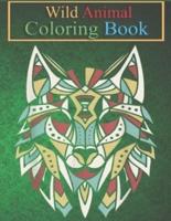 Wild Animal Coloring Book: Relaxing Woodland Creatures