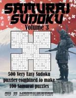 Samurai Sudoku Puzzles Large Print For Adults and Kids Very Easy Volume 3