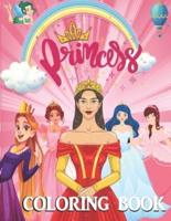Princess Coloring Book: A 100+ Characters Coloring Book For Fun