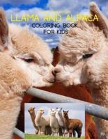 Llama and Alpaca Coloring Book for Kids