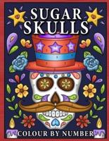 Sugar Skulls Colour by Number: Coloring Book for Kids Ages 8-12