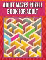 Adult Mazes Puzzle Book For adult: Great for Developing Problem Solving,stress relief and Relaxation