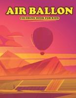 Air Ballon Coloring Book for Kids