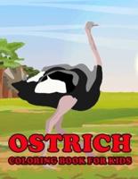 Ostrich Coloring Book for Kids