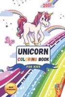Unicorn Coloring Book 2021