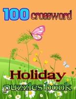 100 crossword holiday puzzles book