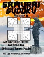 Sudoku Samurai Puzzles Large Print for Adults and Kids Very Easy and Easy Volume 6