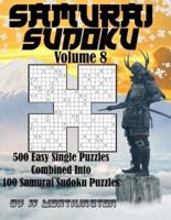 Sudoku Samurai Puzzles Large Print for Adults and Kids Easy Volume 8