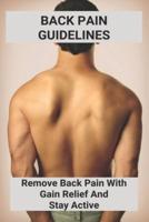 Back Pain Guidelines
