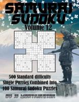 Sudoku Samurai Puzzles Large Print for Adults and Kids Standard Volume 12