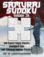 Sudoku Samurai Puzzles Large Print for Adults and Kids Expert Volume 20