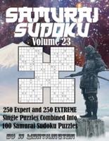 Sudoku Samurai Puzzles Large Print for Adults and Kids Expert and Extreme Volume 23